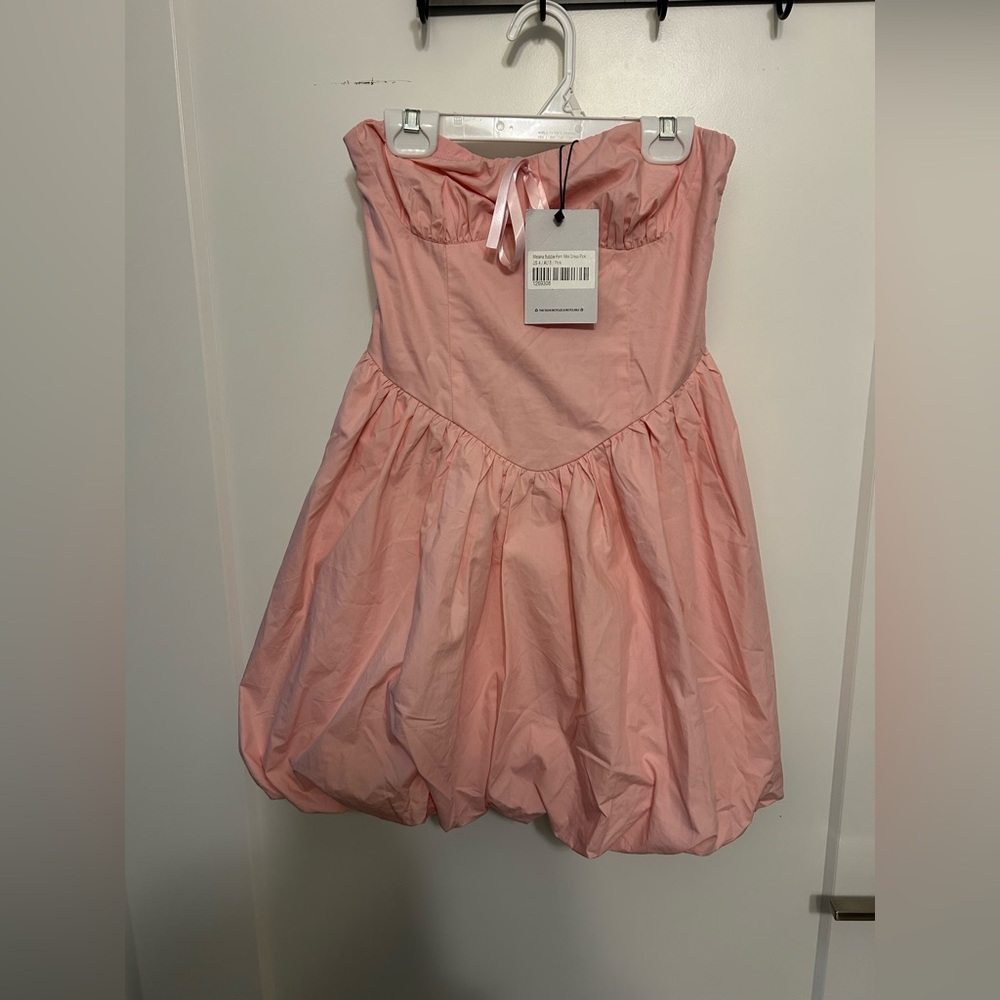 NWT Princess Polly Melania Bubble Hem Mini Dress - Picture 2 of 11